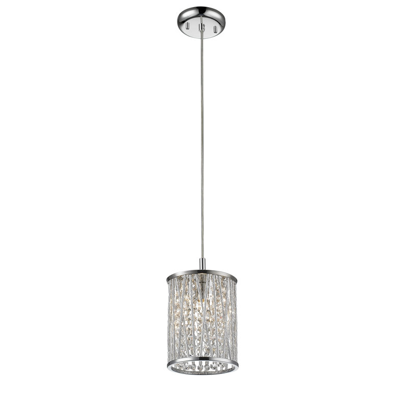 Luminaire suspendu cylindrique à 1 lumière Alezay