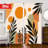 2Pcs Abstract Geometric Black Leaves Print Curtains, Bohemian Style Rod Pocket Window Drapes, Warm Color Sunscreen For Living Room Bedroom Kitchen Dining Home Decor Treatment-909221733