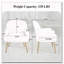 Fauteuil d'appoint en velours, chaises de salon rembourrées modernes-1929614496