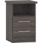 Cascio 2 Drawer Bedside Table-1319388818