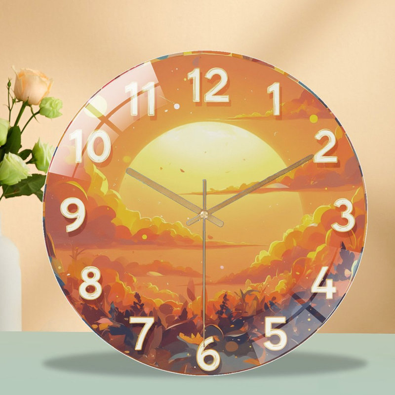 Horloge murale avec horloge murale 12 po