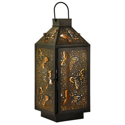 12'' H Metal Tabletop Lantern