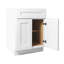 Armoire de base Shaker en bois massif avec 2 portes à fermeture douce et 1 tablette intérieure réglable pour le rangement de la cuisine, de la buanderie et de la salle de bain, prête à assembler (l 30 po x H 34,5 po x P 24 po) (une seule pièce)-612996410
