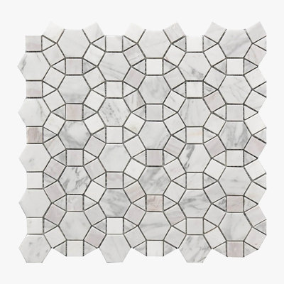 Rockart 12 in. x 12 in. Versailles Marble Tile