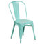 Chaise empilable en métal pour l'intérieur et l'extérieur Peterson-646473563