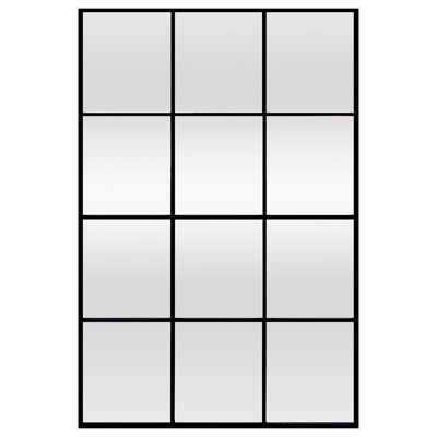 Rectangle Metal Window Panel Mirror
