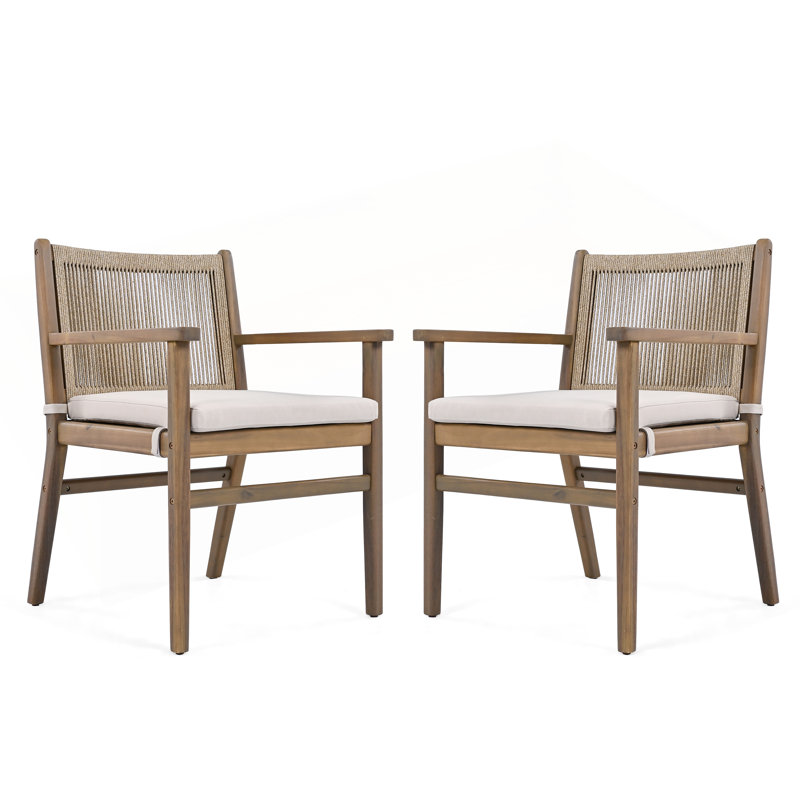 Outdoor Dining Chairs Set of 2