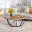 Table basse ronde à 2 niveaux-385847447