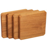 Cherry Wood Coasters Edge Grain with Base