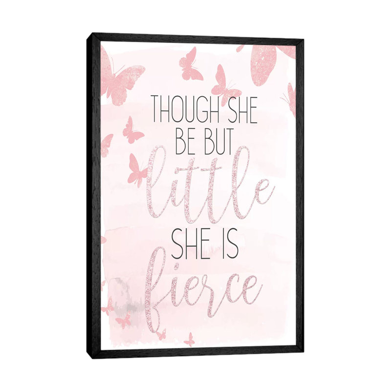 But Little by Kimberly Allen - Print on Canvas, Black Framed, 101.6cm H x 66.04cm W x 3.81cm D
