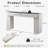63'' Farmhouse Console Table With Drawer, Wood Sofa Table For Entryway Hallway Living Room-470024769
