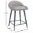 Hallam Upholstered Counter Stool with Metal Frame-1573737396