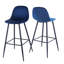 Tabouret de bar et de comptoir en velours-1737747066