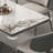 Rectangular stainless steel dining table set-106452887
