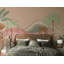 Papier peint pastel tropical avec palmiers superposés-1050705846-1050705844