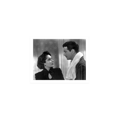 Elizabeth Taylor Looking at Robert Taylor  Unframed Photograph