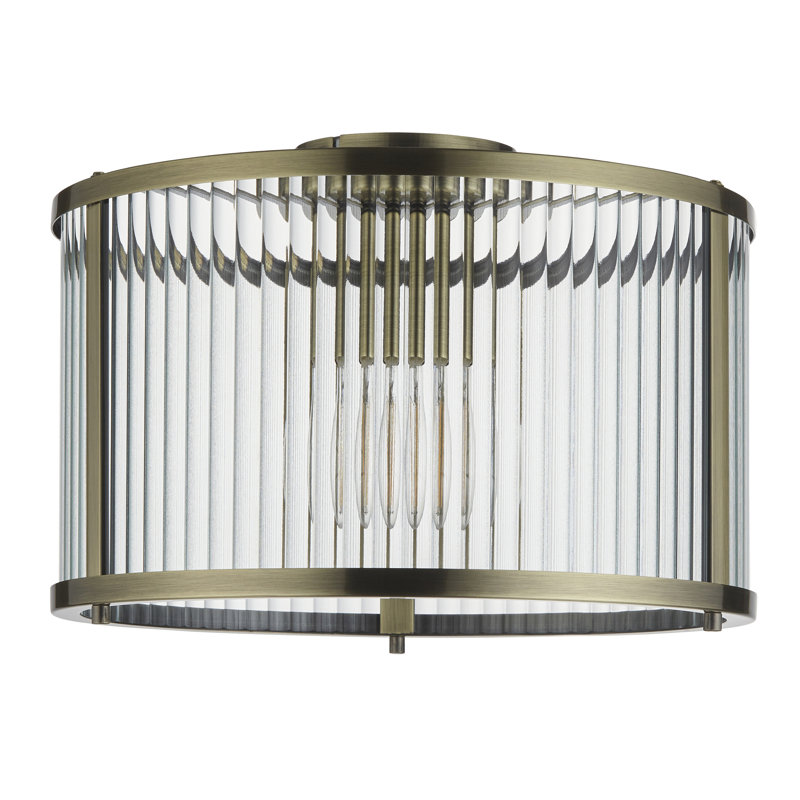 Anesty Glass Flush Mount