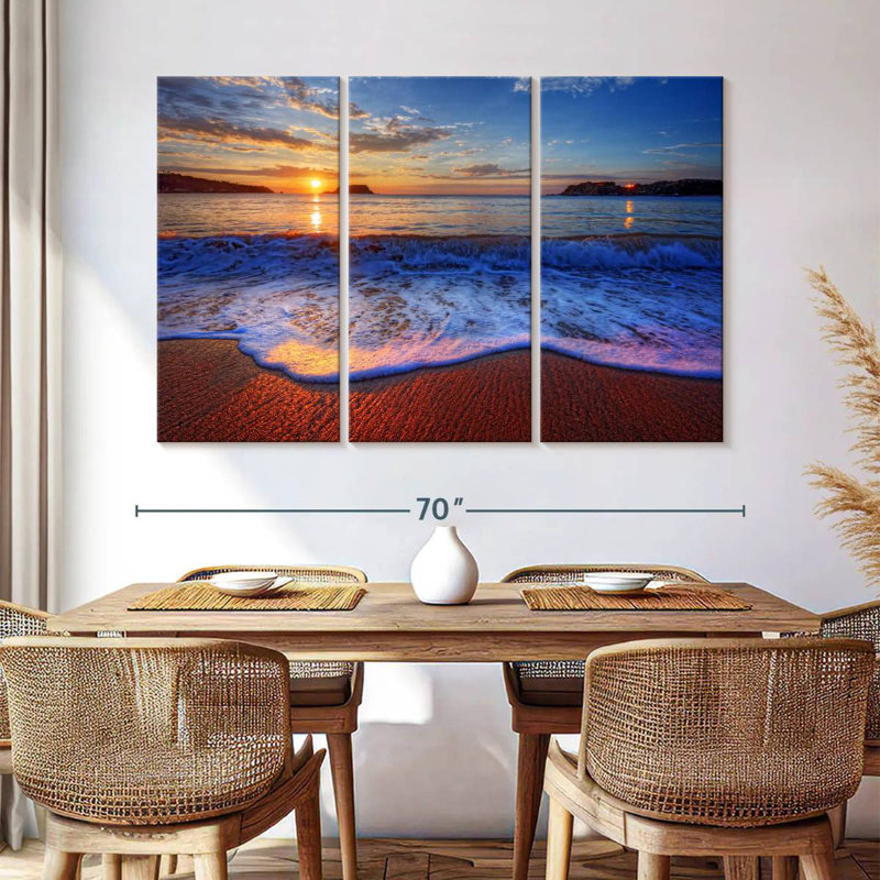 Gillard Sunset Waves, H 28 po x l 45 po