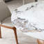 Table de salle à manger moderne en marbre