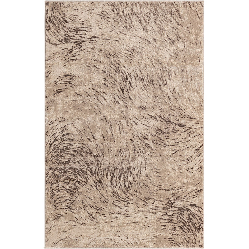 Abstract Indoor Rug, Rectangle 4' x 6'