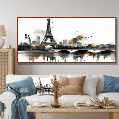 Abstrait Paris Eiffel Twilight Tower III - art mural France