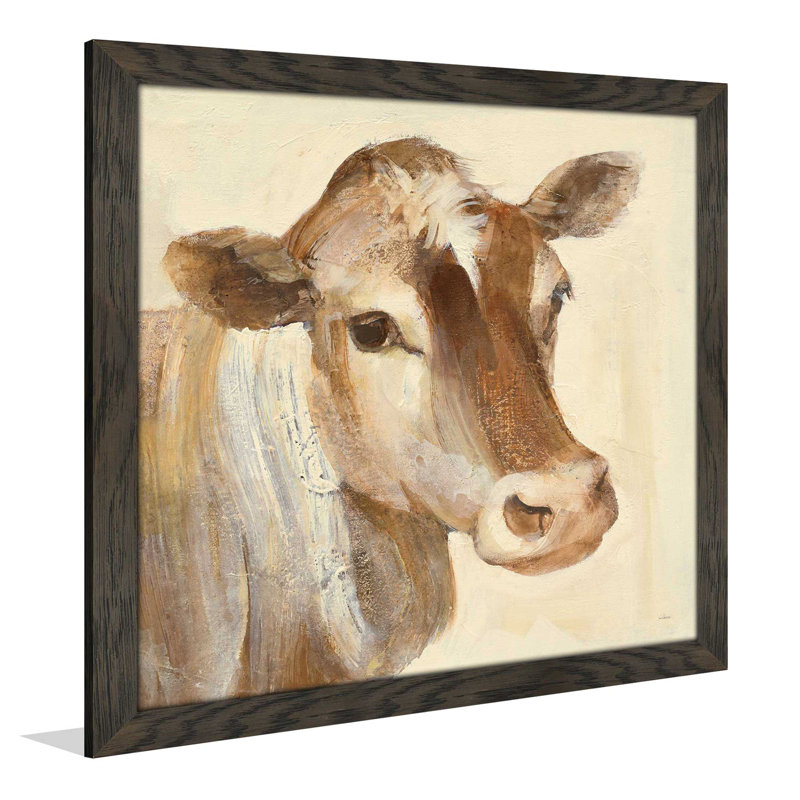 " Looking At You I ", 21.5" H x 21.5" W x 0.75" D, Chocolate Distressed Framed
