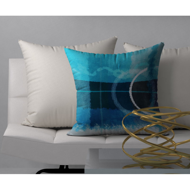 Coussin décoratif carrée dynamique incroyable, 20 po x 20 po