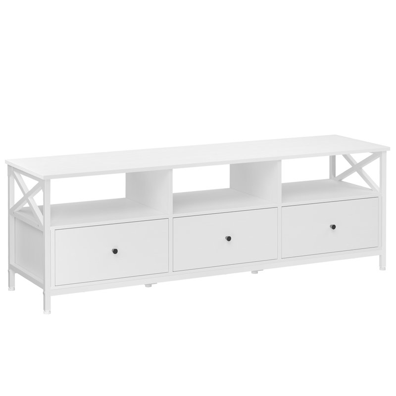 Adame TV Stand, White, 50cm H x 178cm L x 40cm W