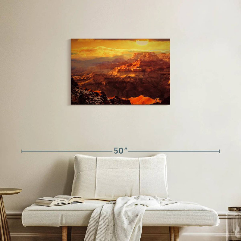 Alvord Breathtaking Canyon Sunset, 20" H x 30" W