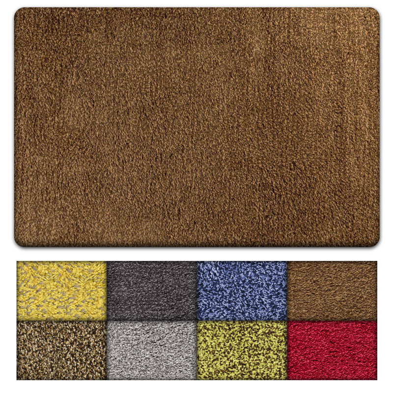 Red Polyester Non-Slip Outdoor Doormat 24" x 36"