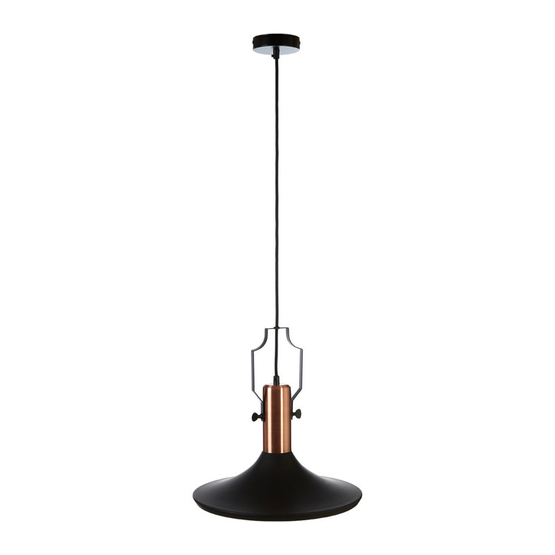 Arlo 1 - Light Black Cone Pendant