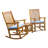 Teak 2 - Person Patio Conversation Set with Cushions