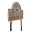 Plaque d'adresse pour pelouse sur 3 lignes-23378417-23378391