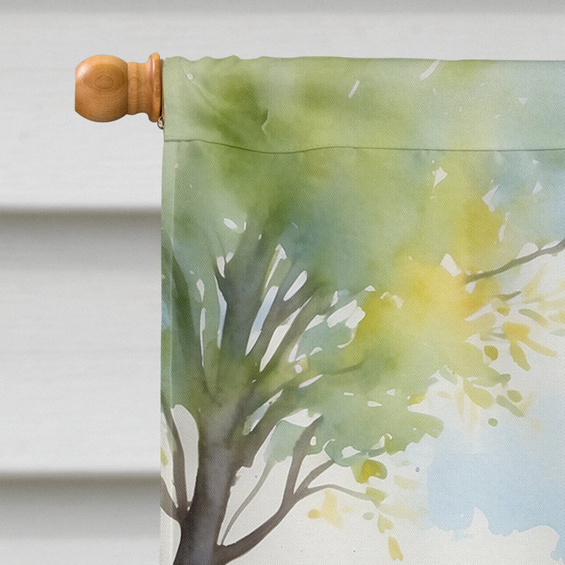Drapeau de maison en polyester à double face H 40 po x l 28 po Kjellfrid