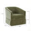 Fauteuil pivotant à jupe Earl Caper-427323427