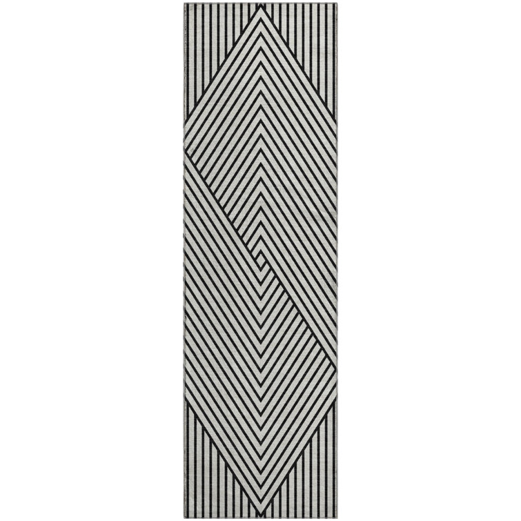 Premium Machine Washable Prisco White Rug