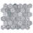Medley 2" Hex 11-1/8 in. x 12-5/8 in. Porcelain Mosaic Floor and Wall Tile-51020432
