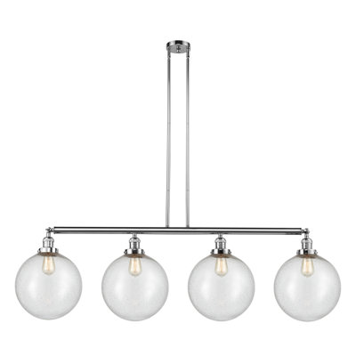 Luminaire suspendu pour îlot de cuisine 4 lumières Penman