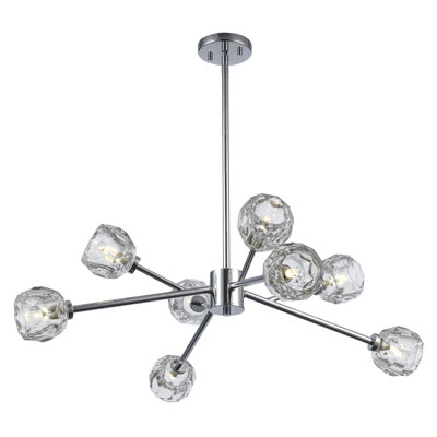 Lustre sphérique Spoutnik à 8 lumières Quaseem