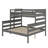 Twin XL Over Queen Bunk Bed With Ladder-120034838
