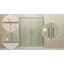 Porte de douche encadrée 60 "- l 60,4" x H 70 "-83388772