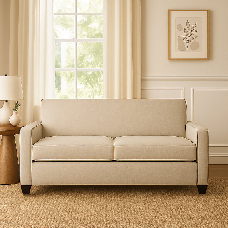 Avery Full Sleeper Sofa, Archetype Hemp, Hybrid, Cafelle