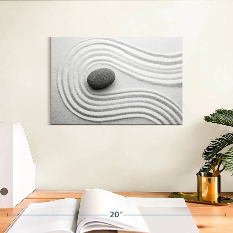 Kerrick Zen Stone Curves, 8" H x 12" W