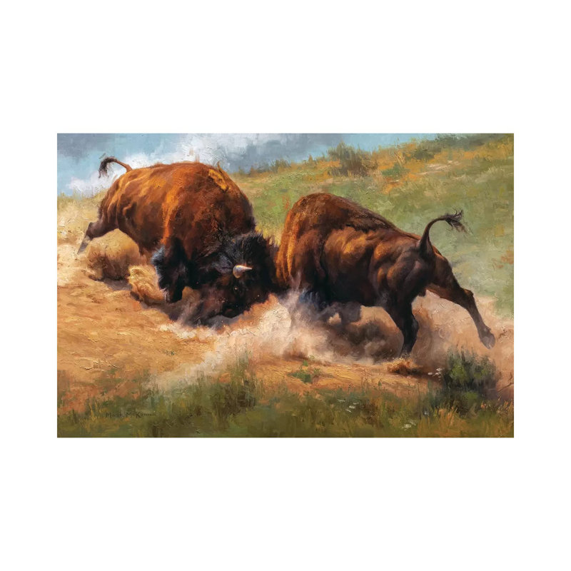 «Thunder Clap» par Mark McKenna, reproduction d'art sur toile tendue, H 8 po x l 12 po x P 0,75 po