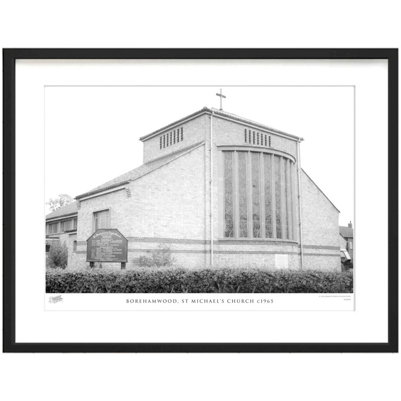 Borehamwood, St Michael's Church C1965 by Francis Frith - Single Picture Frame Print, 45cm H x 60cm W x 2.3cm D