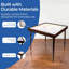 Table de puzzle pliante Stakmore, bois espresso, tissu intérieur en feutre, rangement supérieur amovible, conception peu encombrante