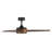 54" Mod 3 - Blade Outdoor/Indoor Smart Ceiling Fan with Remote Control and Dimmable LED Light Kit Included, Works With Google Assistant, Amazon Alexa, iOS And Android APP-55354969