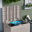Suncast New York 83L Storage Box - Light French Grey