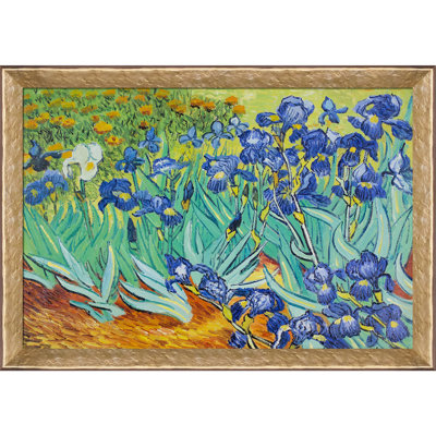 « irises » par vincent van gogh-picture cadre, reproduction d’art sur toile