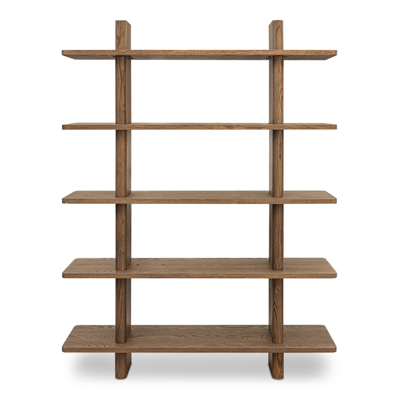 Casey Large Bookcase Dark Brown, Dark Brown